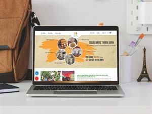 Thiết kế website sản phẩm thiên nhiên | Ngưu Bàng Thành Vinh