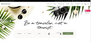 Mẫu Website du lịch Bonvoyage