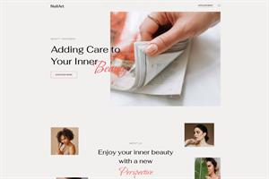Thiết kế website làm đẹp spa - Mẫu 2