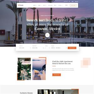 Mẫu web khách sạn Hotale