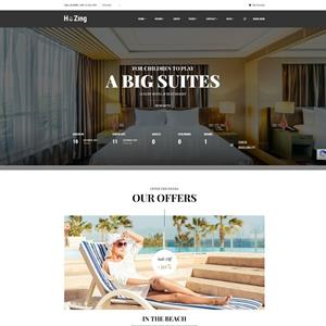 Mẫu web khách sạn Hozing