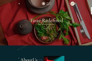 Thiết kế website nhà hàng - Mẫu 7