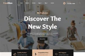 Thiết kế website thời trang - Mẫu 4