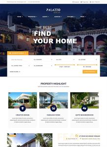 Mẫu Website BĐS Palazzo 2