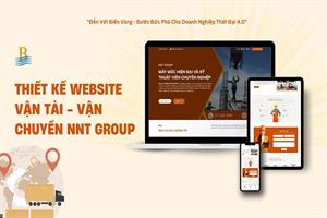 Thiết Kế Website Vận Tải - Vận Chuyển Logistics - NNT Group