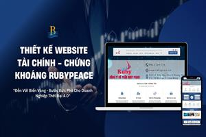  Thiết Kế Website Dịch Vụ Tài Chính - Chứng Khoán Rubypeace