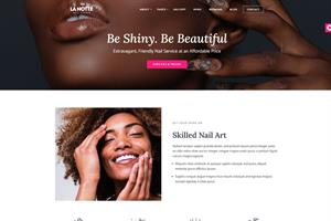 Thiết kế website làm đẹp spa - Mẫu 1