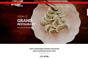 Thiết kế website nhà hàng - Mẫu 5