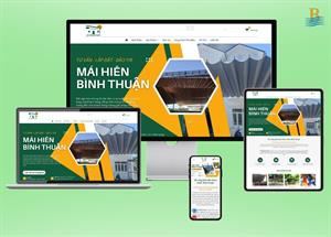 Thiết kế website kinh doanh Mái Hiên, mái xếp Bình Thuận