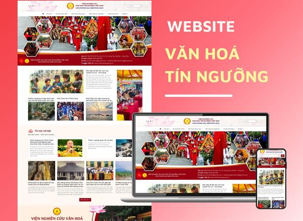Thiết kế website tin tức | Website Văn Hoá Tín Ngưỡng Việt Nam