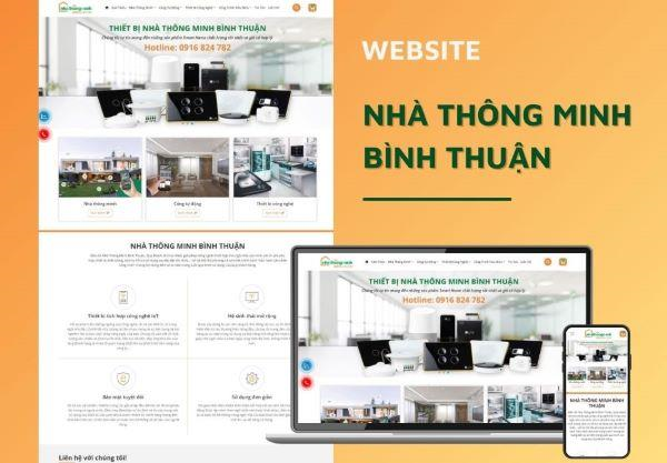 Thiết kế website Nhà Thông Minh Bình Thuận