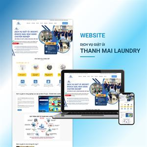 Thiết Kế Website Giặt Ủi Thanh Mai Laundry