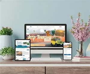 Thiết kế website du lịch - vận chuyển Mira tour Mũi Né