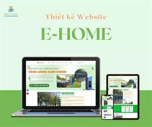 Thiết kế website giới thiệu công ty E-home Bình Thuận