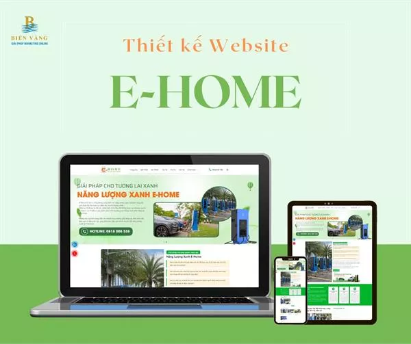 Thiết kế website giới thiệu công ty E-home Bình Thuận