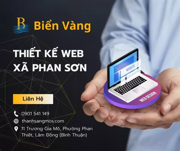 Thiết Kế Website tại Xã Phan Sơn, Lâm Đồng – Đồng Hành Cùng Doanh Nghiệp Chinh Phục Thị Trường Online Cùng Biển Vàng