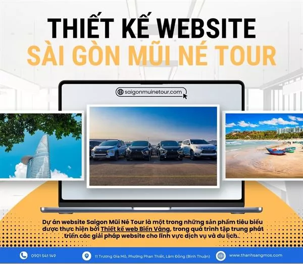 Thiết kế website du lịch Sài Gòn Mũi Né Tour