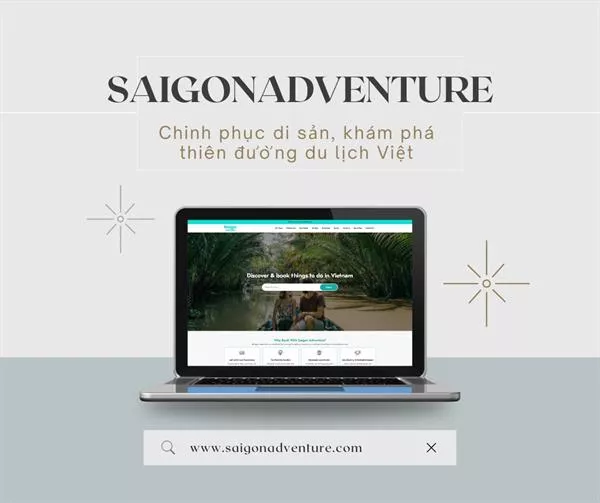 Thiết Kế Website Du Lịch SaiGon Adventure - Top tour Saigon