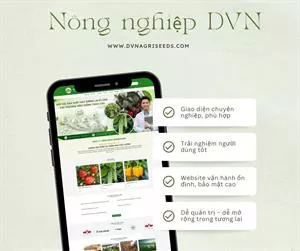 Thiết Kế Website Nông Nghiệp DVN Agri Seeds Chuyên Nghiệp, Chuẩn SEO