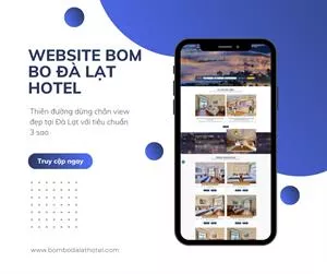 Thiết Kế Website Khách Sạn Chuyên Nghiệp – Website Bom Bo Đà Lạt Hotel | Biển Vàng