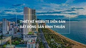 Thiết kế website diễn đàn bất động sản Bình Thuận - nhà đất Phan Thiết