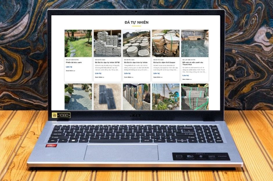 Thiết kế website bán vật liệu xây dựng