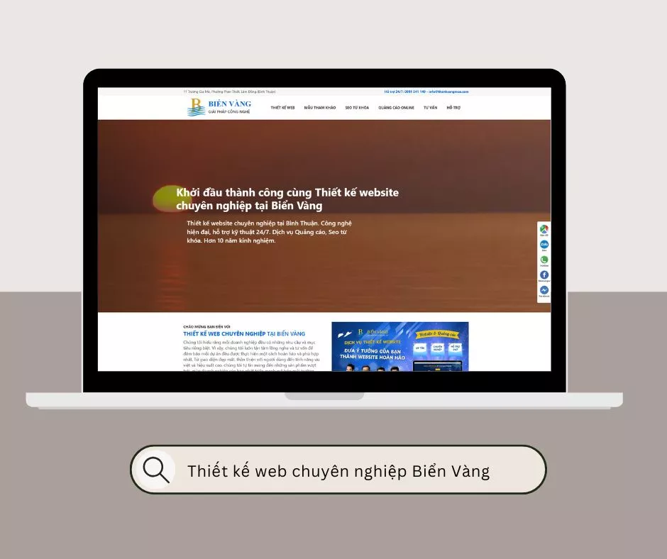 Thiết kế website Lâm Đồng - Bình Thuận