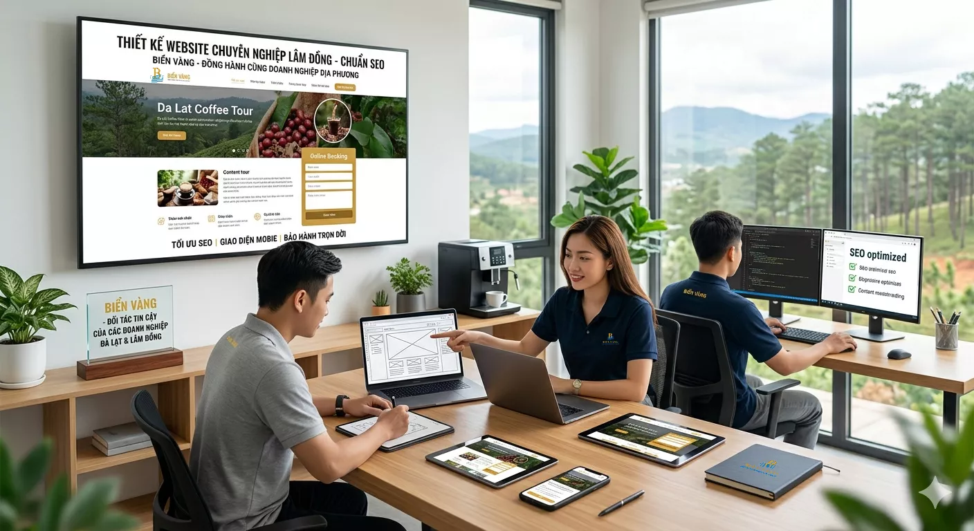 Thiết kế website chuyên nghiệp chuẩn seo tại Lâm Đồng