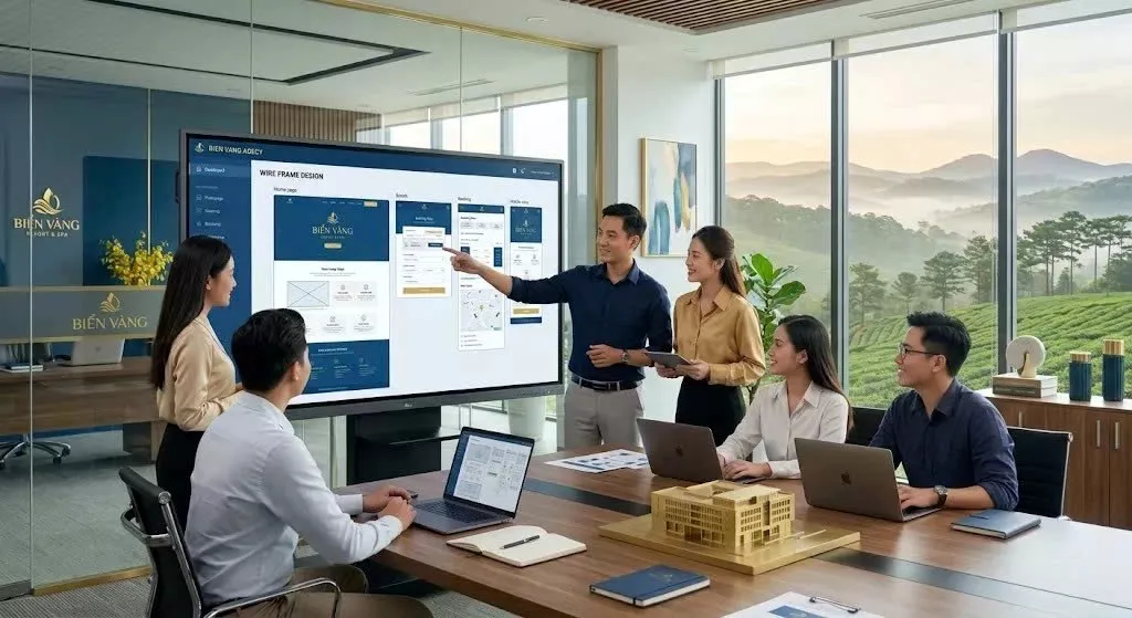 Thiết kế web chuyên nghiệp Biển Vàng