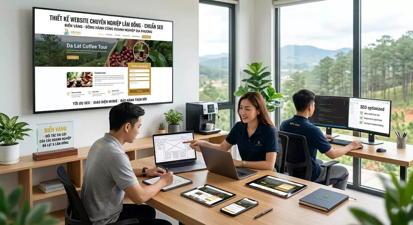 Thiết kế website chuyên nghiệp chuẩn seo tại Lâm Đồng